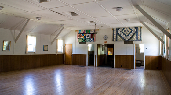 Pittsfield Grange dance floor